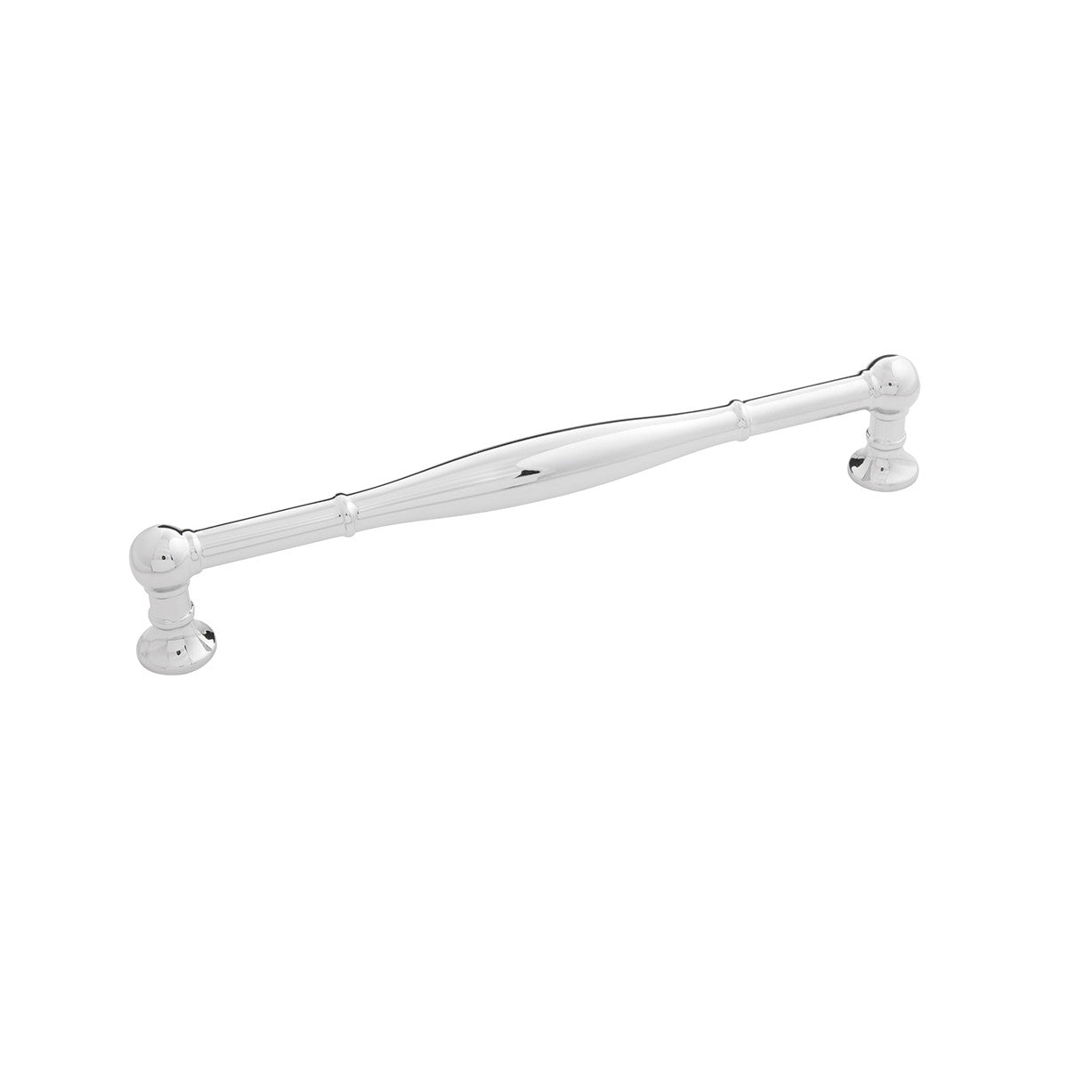 Belwith B076292-CH: 192mm cc Fuller Cabinet Pull - Chrome