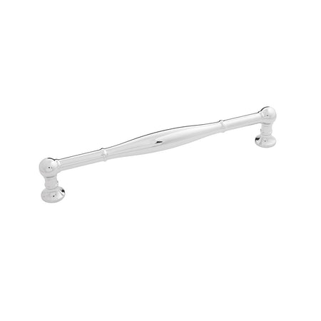 Belwith B076292-CH: 192mm cc Fuller Cabinet Pull - Chrome
