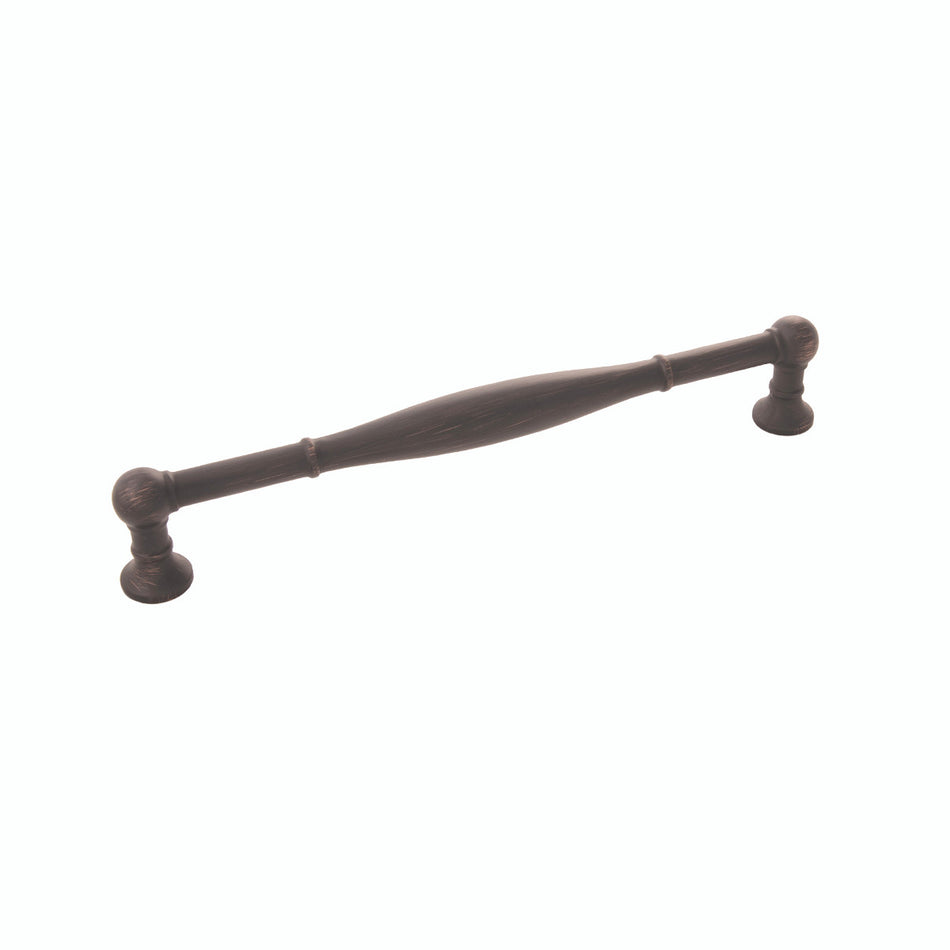 Belwith B076292-VB: 192mm cc Fuller Cabinet Pull - Vintage Bronze