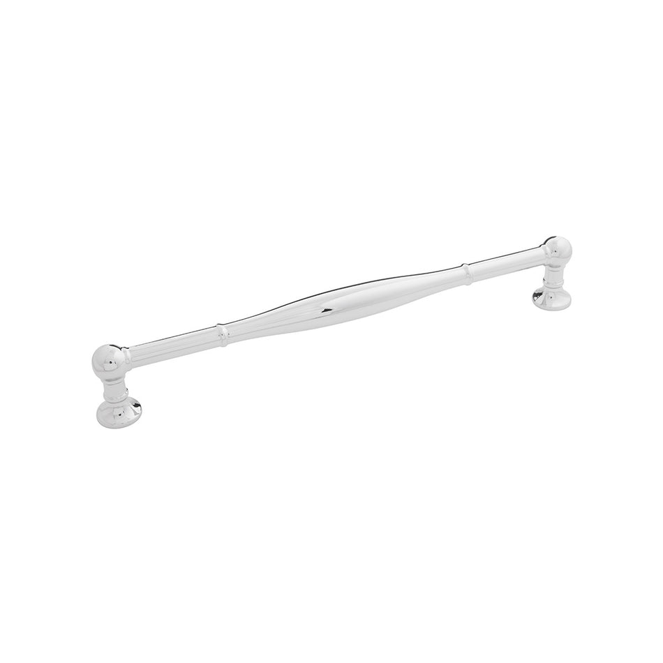 Belwith B076293-CH: 224mm cc Fuller Cabinet Pull - Chrome