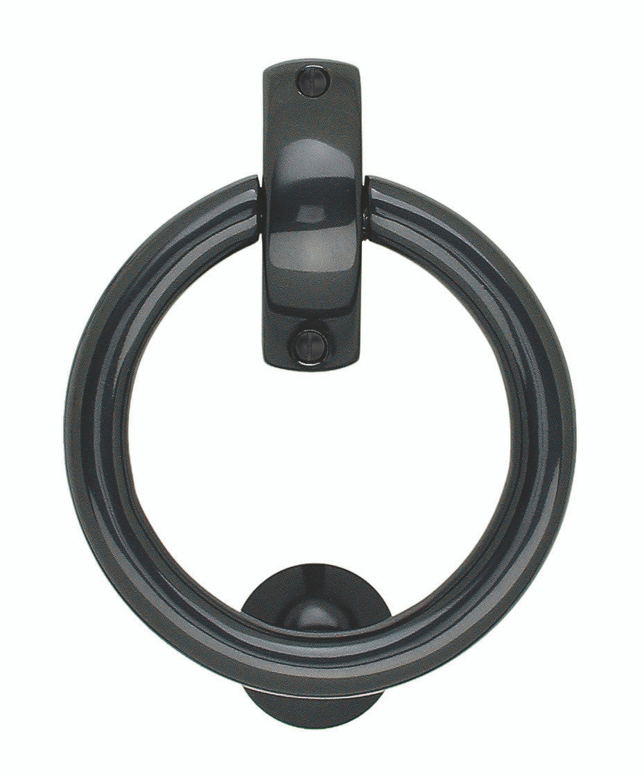 Smedbo B099: Beslagsboden Ring Door Knocker - Black