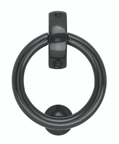 Smedbo B099: Beslagsboden Ring Door Knocker - Black