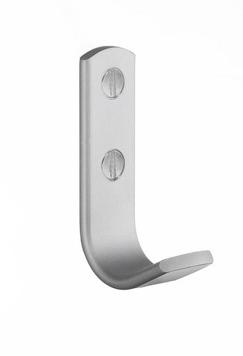 Smedbo B1043: Beslagsboden Single Wall Hook - Brushed Aluminum