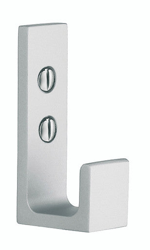 Smedbo B1047: Beslagsboden Single Coat Hook - Satin Aluminum