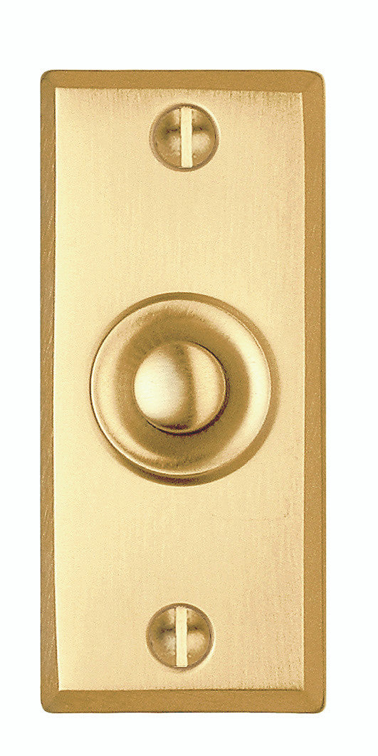 Smedbo B110M: Beslagsboden Door Bell - Brushed Brass