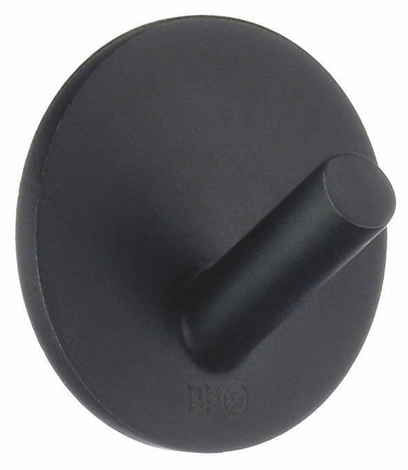 Smedbo BB1080/4: Beslagsboden Single Mini Wall Hook (4 pack) - Black