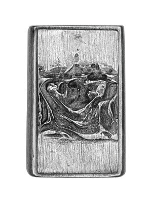 Hawk Hill BC57SP: 4-1/2" Rustic Bolt Cover - Satin Pewter
