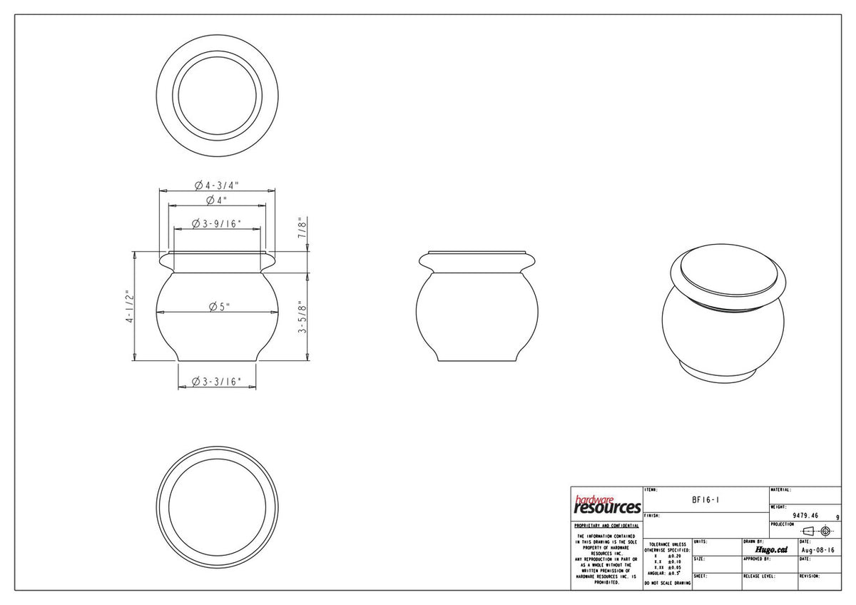 Specification Drawing