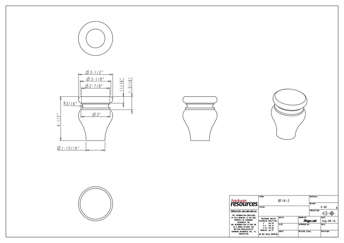 Specification Drawing