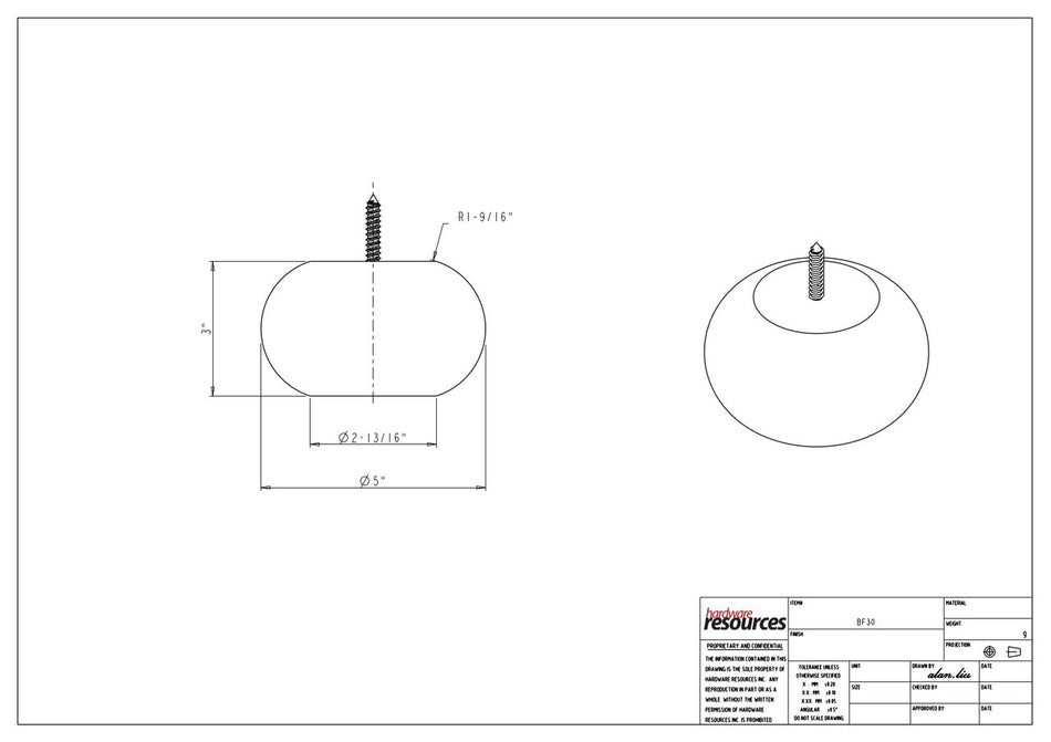 Specification Drawing