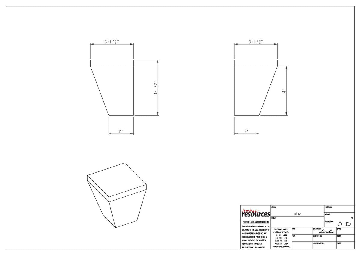 Specification Drawing