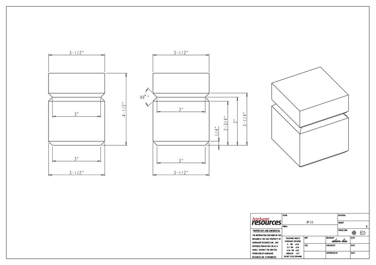 Specification Drawing