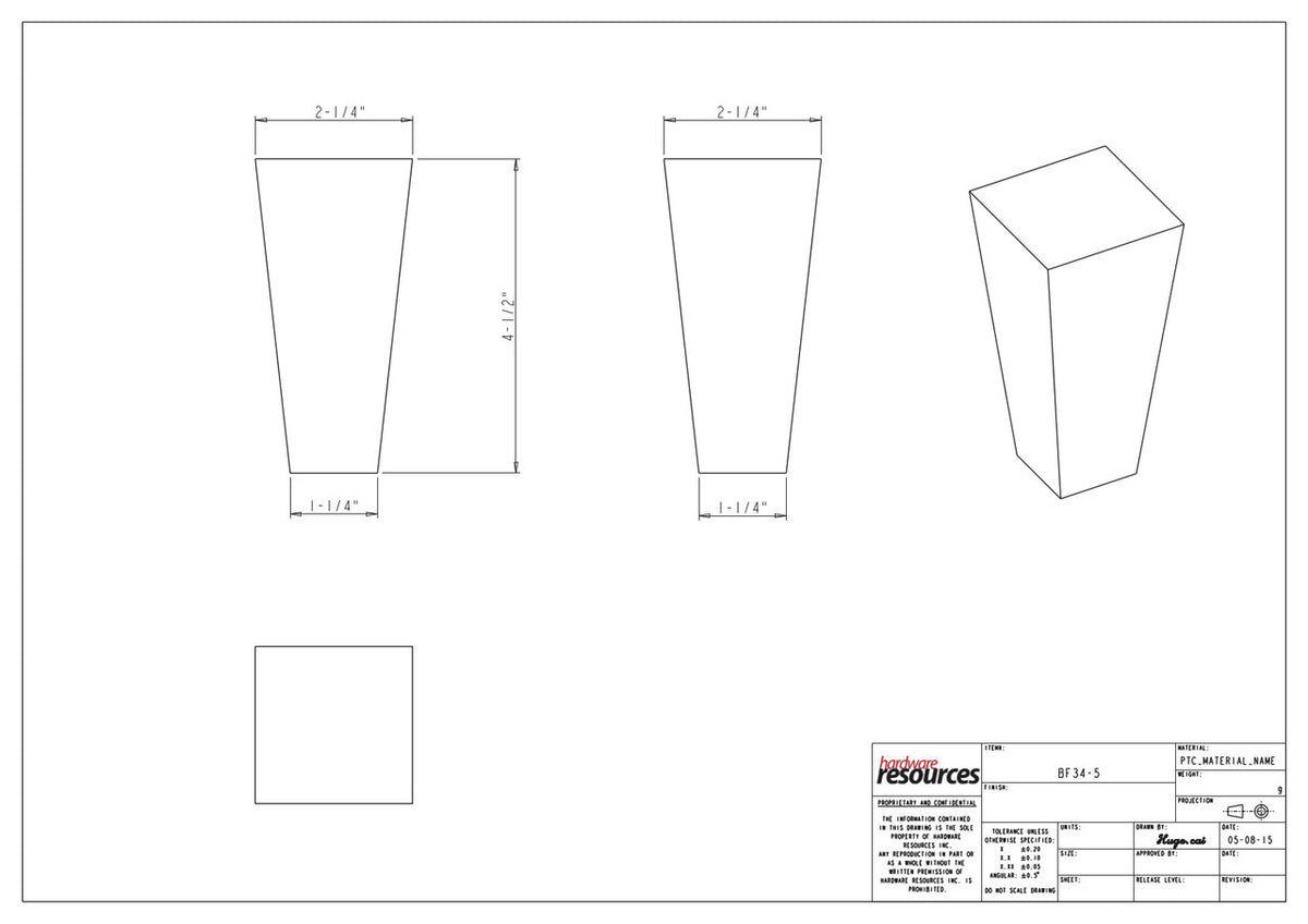 Specification Drawing