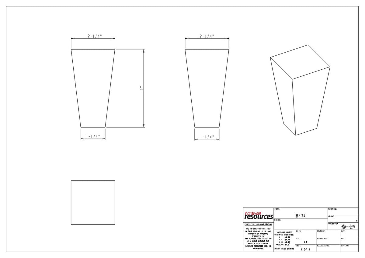 Specification Drawing