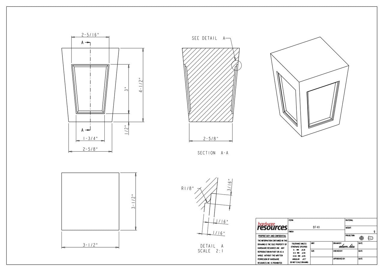 Specification Drawing