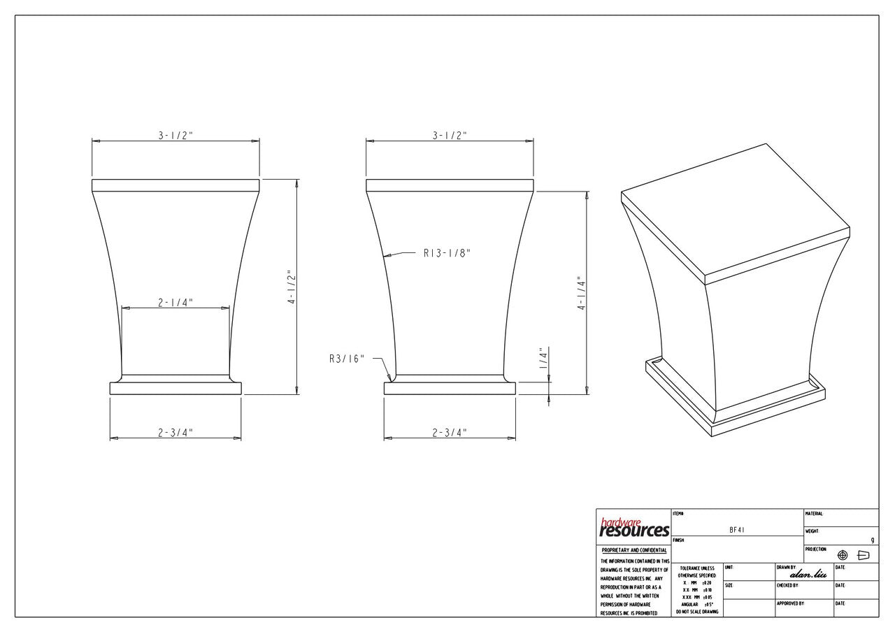 Specification Drawing