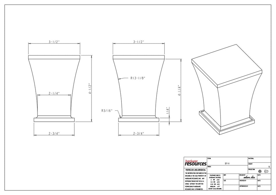 Specification Drawing