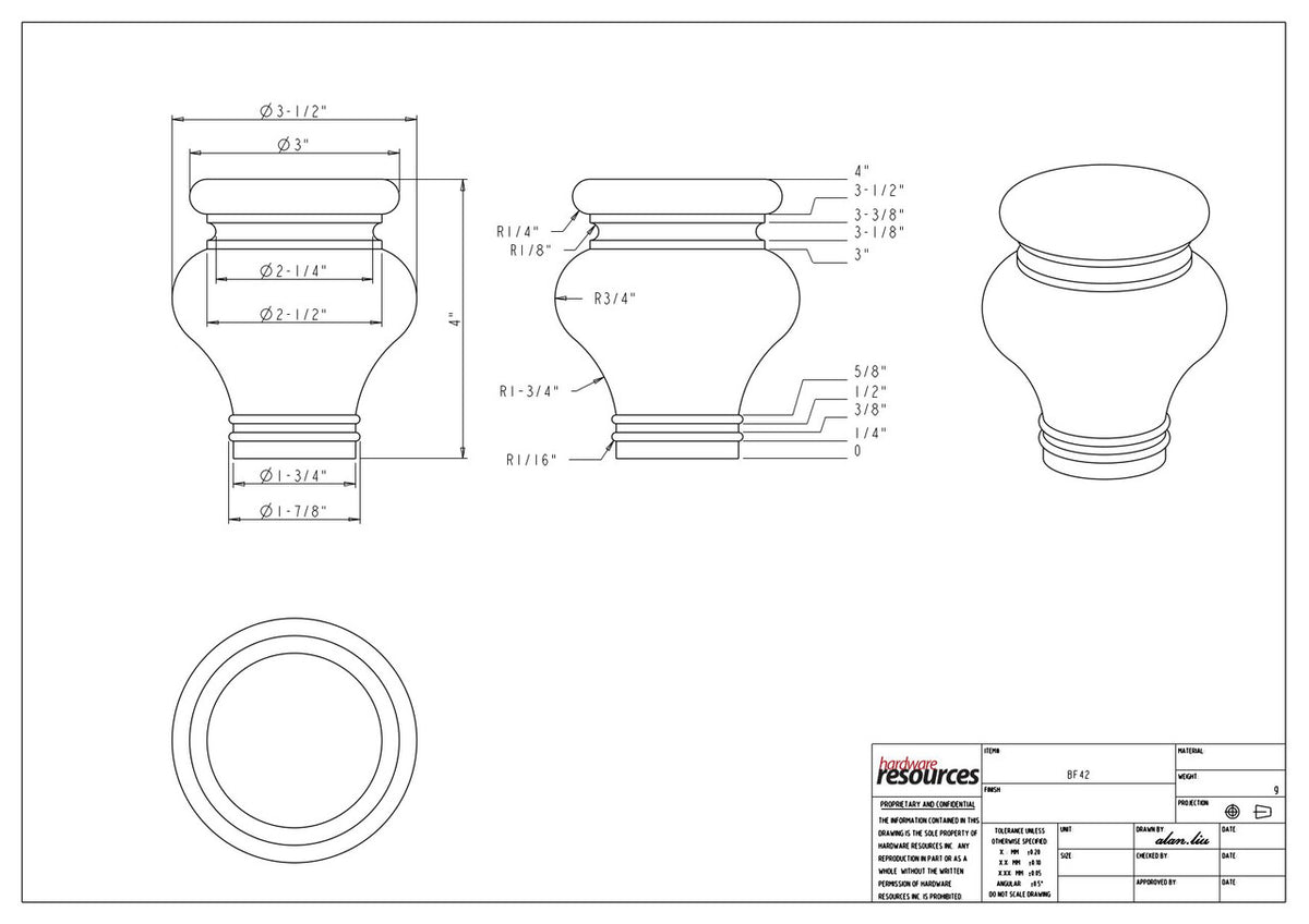 Specification Drawing