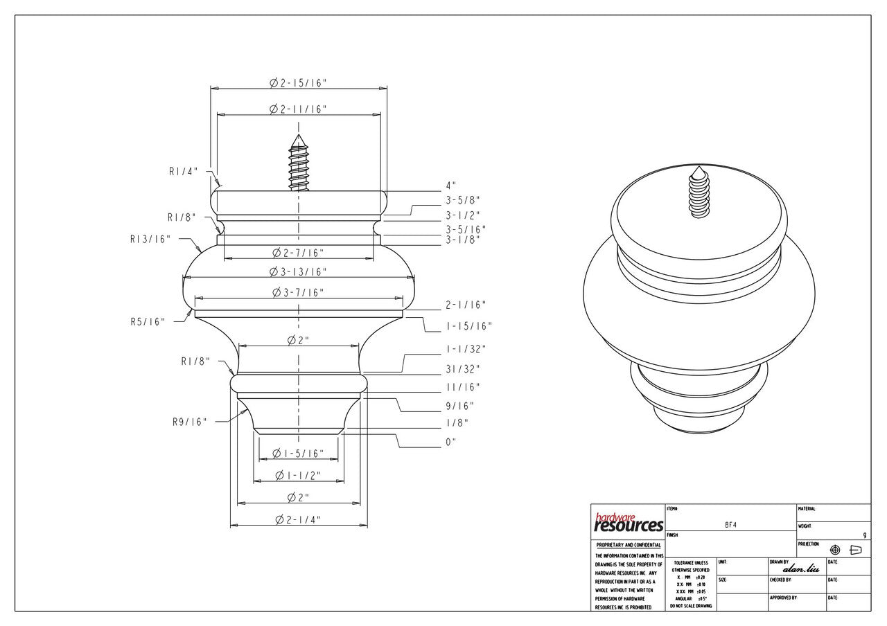 Specification Drawing