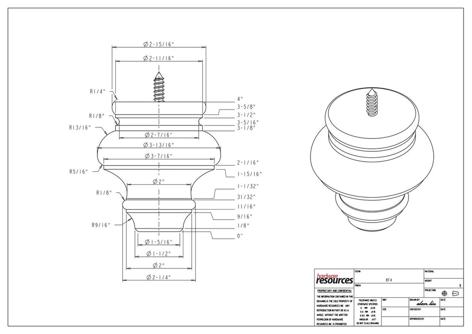 Specification Drawing