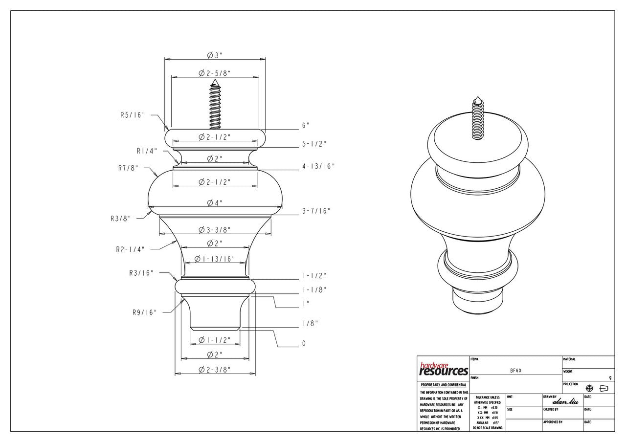 Specification Drawing