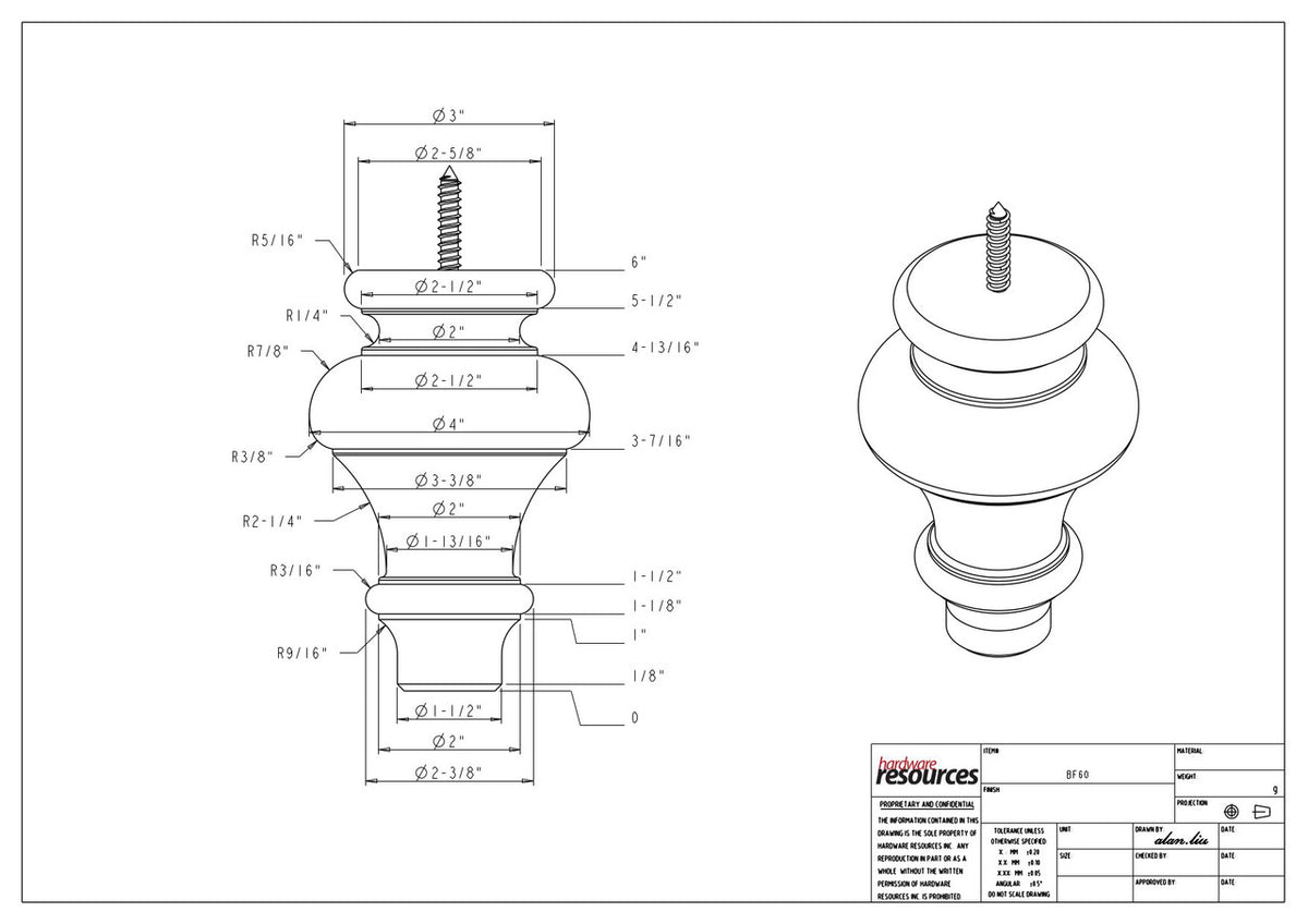Specification Drawing