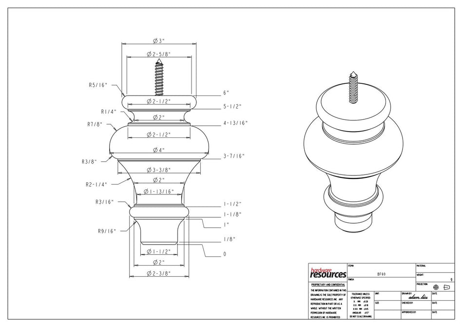 Specification Drawing