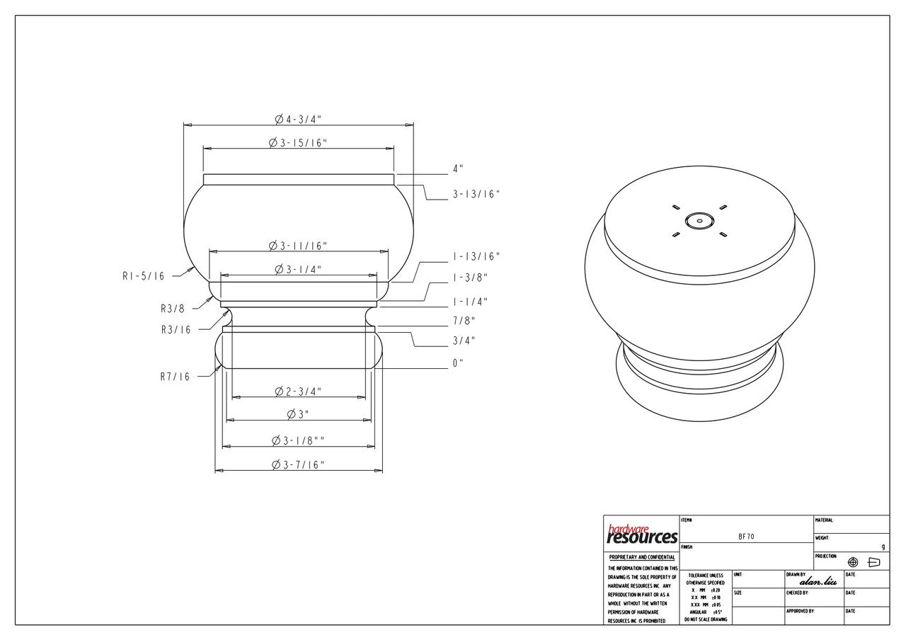 Specification Drawing