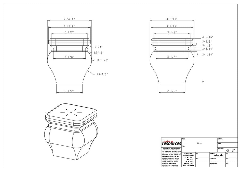Specification Drawing