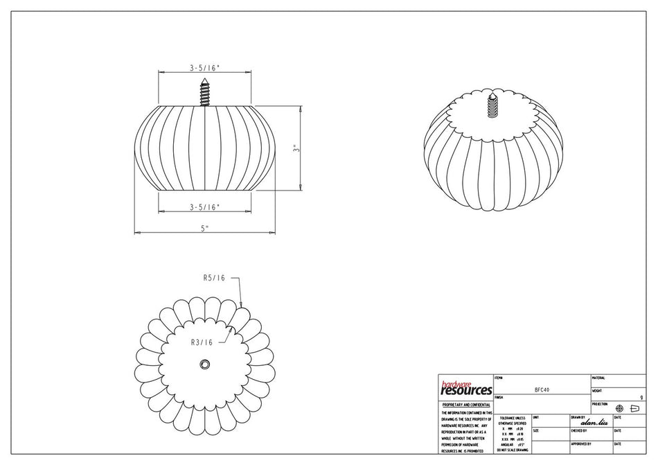 Specification Drawing