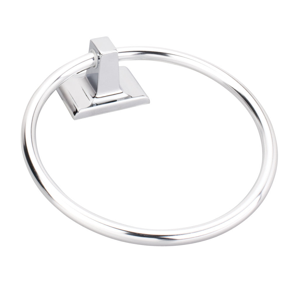 Elements BHE1-06PC: 6-1/2" Bridgeport Round Towel Ring - Polished Chrome
