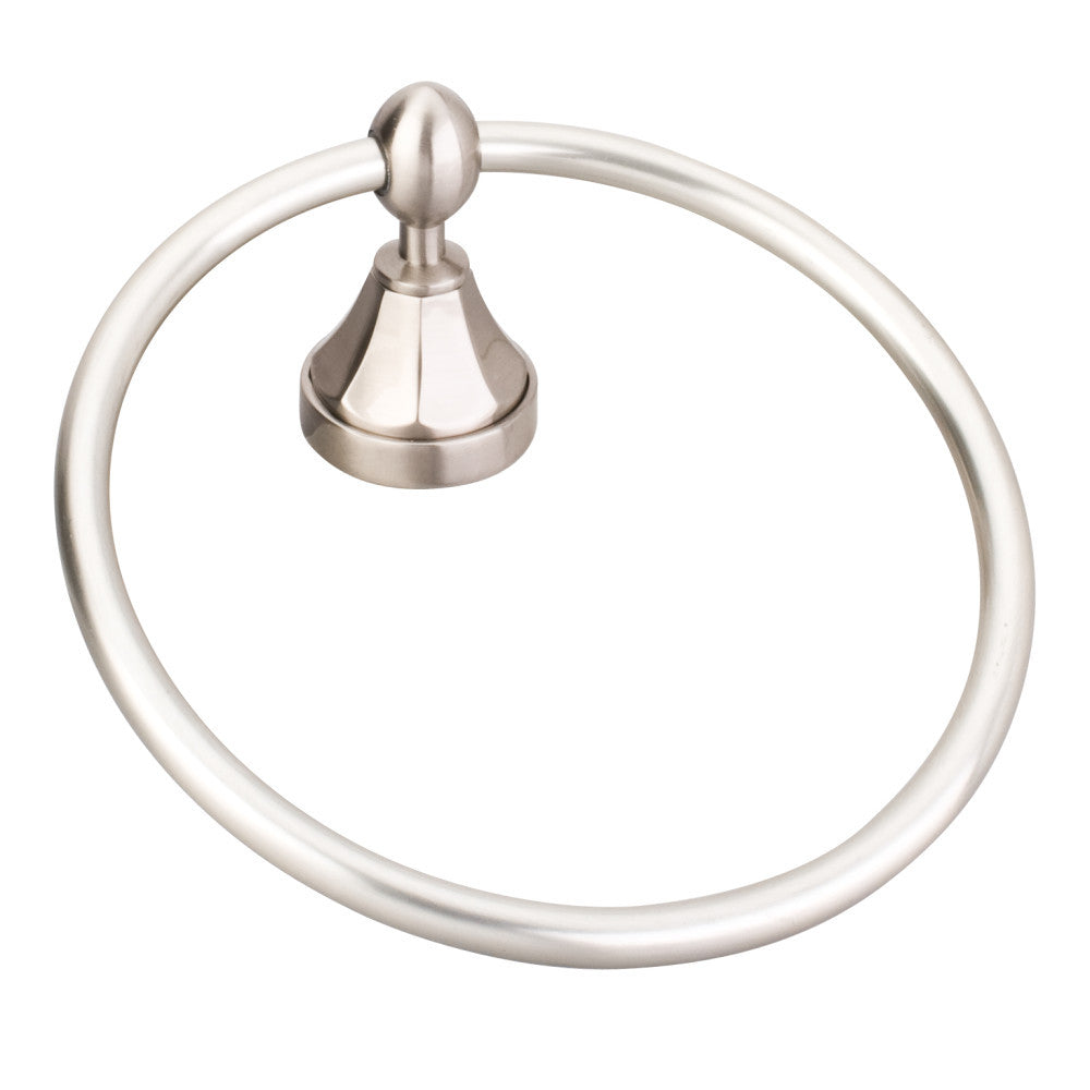 Elements BHE3-06SN: 1-3/4" Newbury  Towel Ring - Satin Nickel