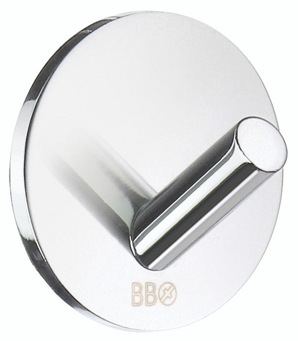 Smedbo BK1080/4: Beslagsboden Single Mini Wall Hook (4 pack) - Polished Stainless Steel