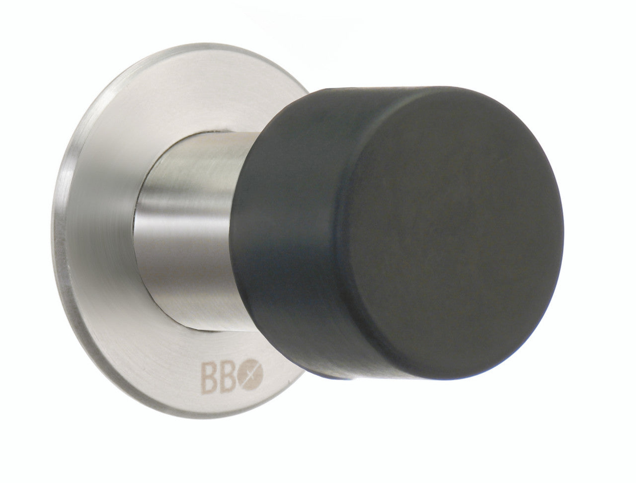 Smedbo BK147M: 1-3/4" Beslagsboden Wall Mount Door Stop - Brushed Stainless Steel