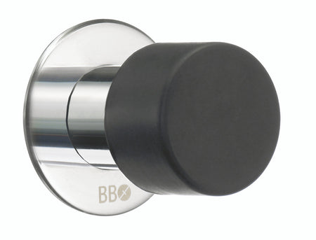 Smedbo BK147: 1-3/4" Beslagsboden Wall Mount Door Stop - Polished Stainless Steel