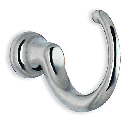 Smedbo BK233: 1-5/8" Beslagsboden Single Wall Hook - Polished Chrome