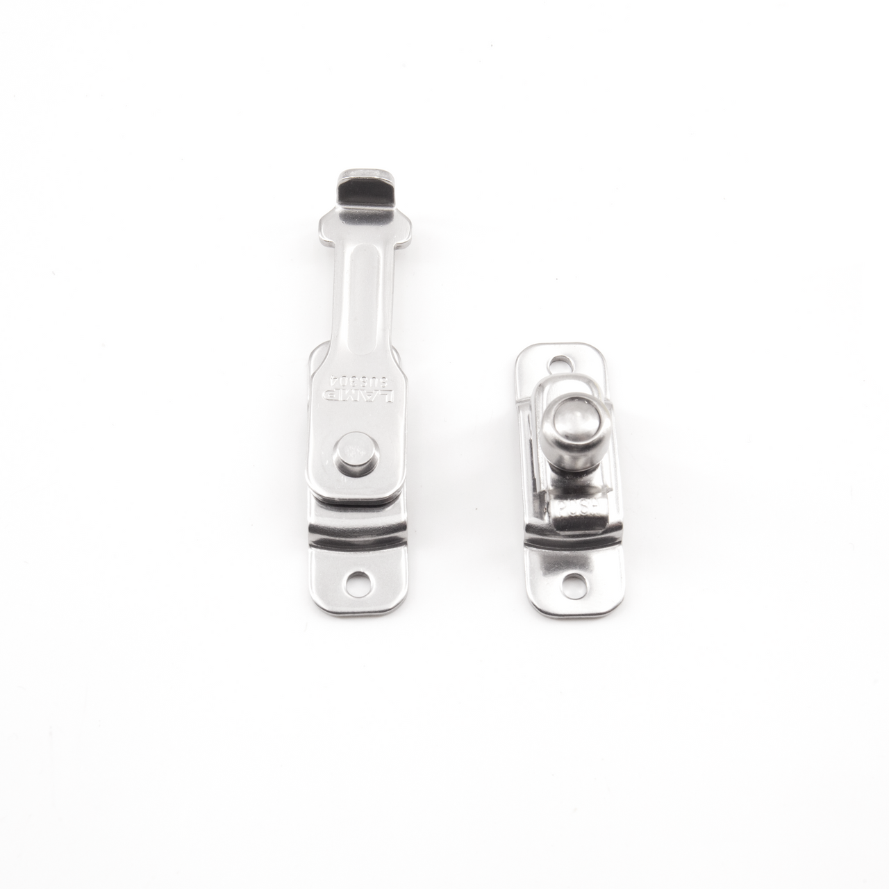Sugatsune BLL-45: 48mm Spring-Loaded Bar Latch - Polished Stainless Steel