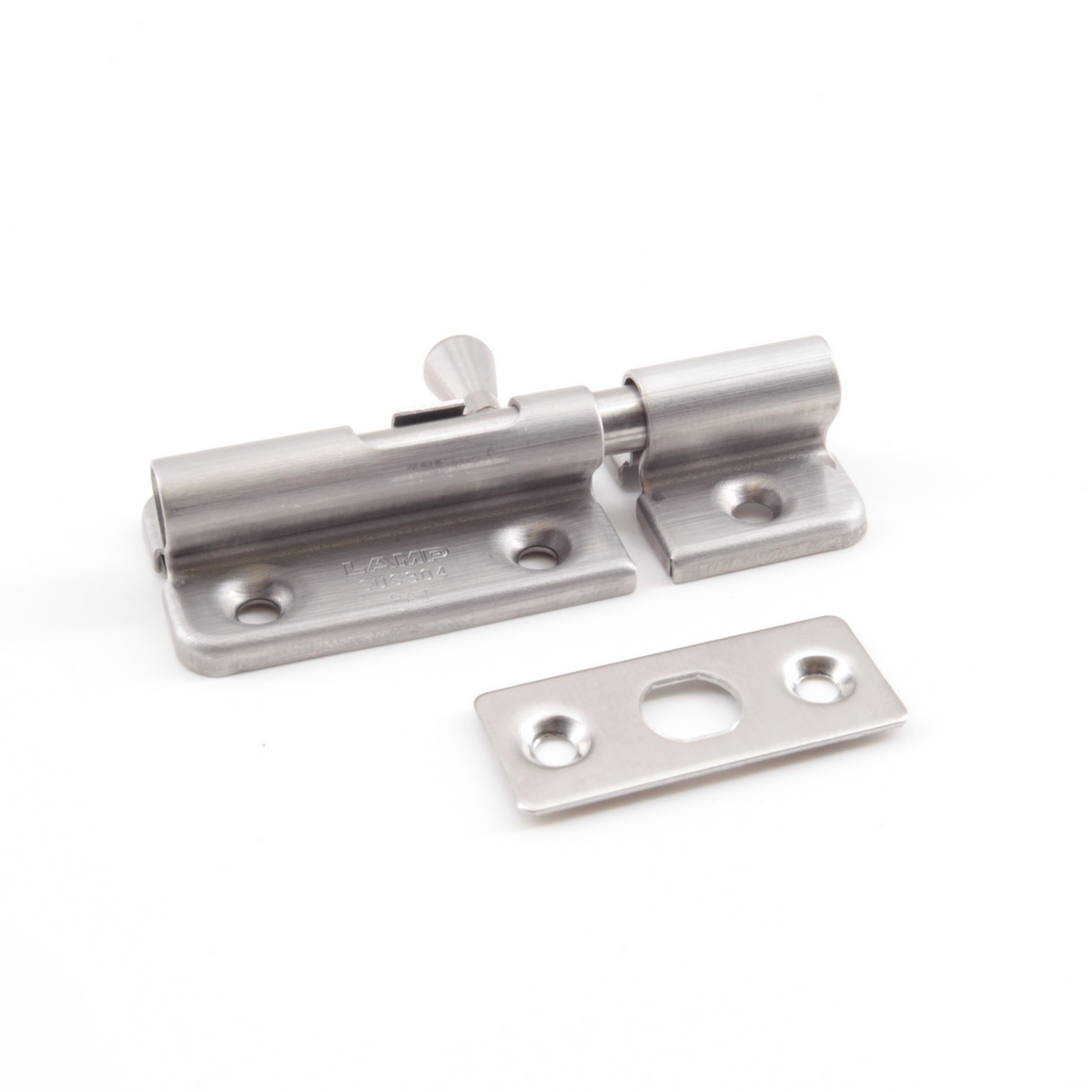 Sugatsune BL-40SS: 40mm Spring-Loaded Barrel Bolt - Satin Stainless Steel