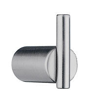 Smedbo BN073M: Beslagsboden 1-3/8" Single Wall Hook - Brushed Stainless Steel