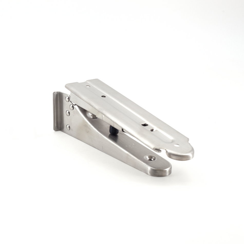 Sugatsune BOS-180: 181mm Folding Shelf Bracket - Satin Stainless Steel