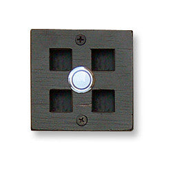 Hawk Hill BP46BL:  Lattice Door Bell - Black