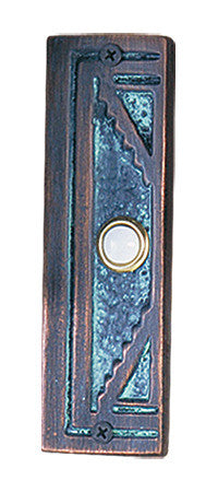 Hawk Hill BP7VP:  Arrowhead Door Bell - Vintage Pewter