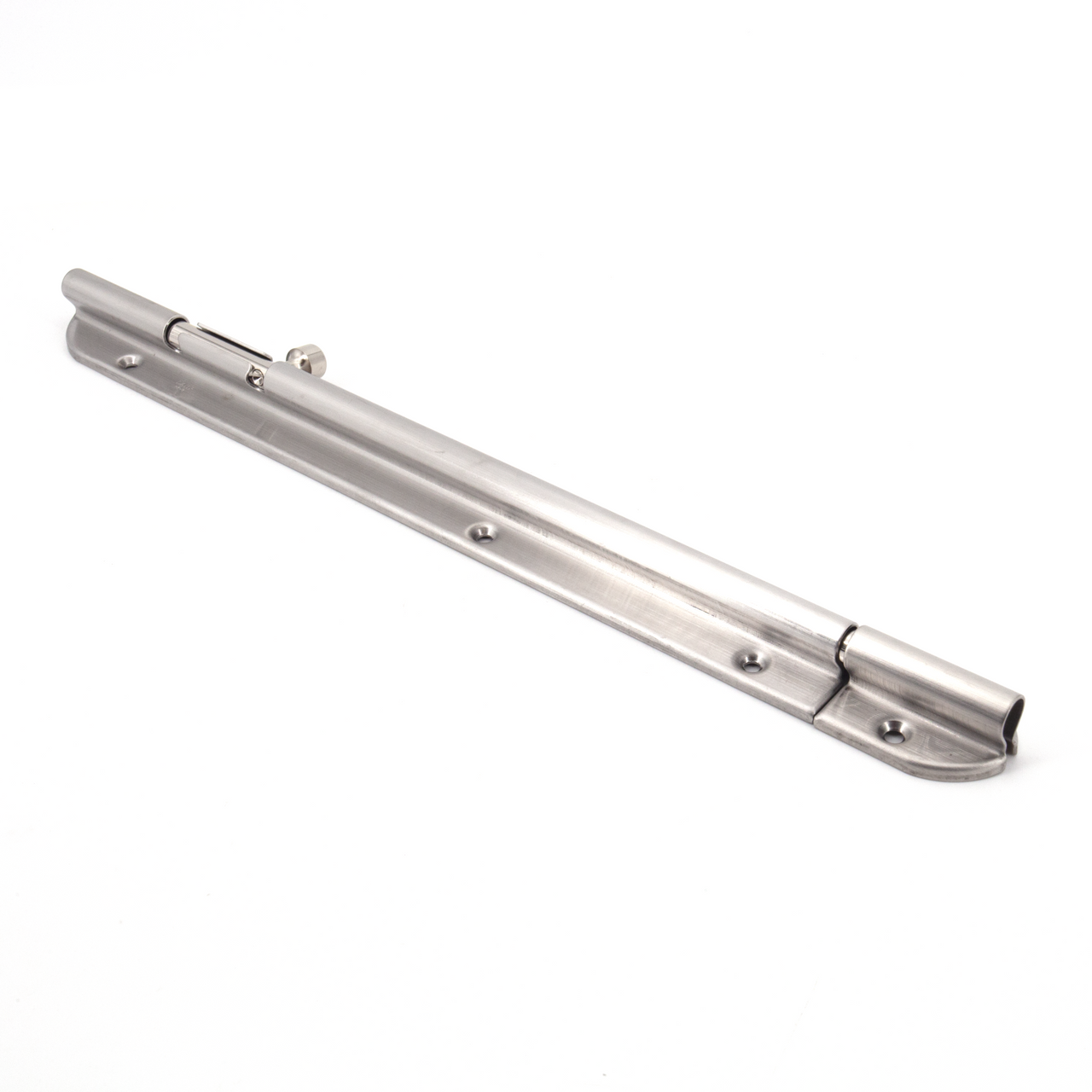 Sugatsune BSS-240: 240mm Spring-Loaded Barrel Bolt - Satin Stainless Steel