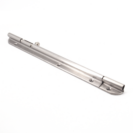 Sugatsune BSS-240: 240mm Spring-Loaded Barrel Bolt - Satin Stainless Steel