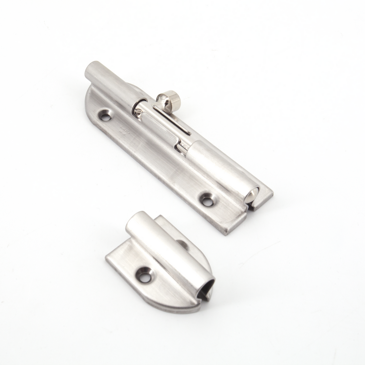 Sugatsune BS-90: 90mm Slide Barrel Bolt -Satin Stainless Steel