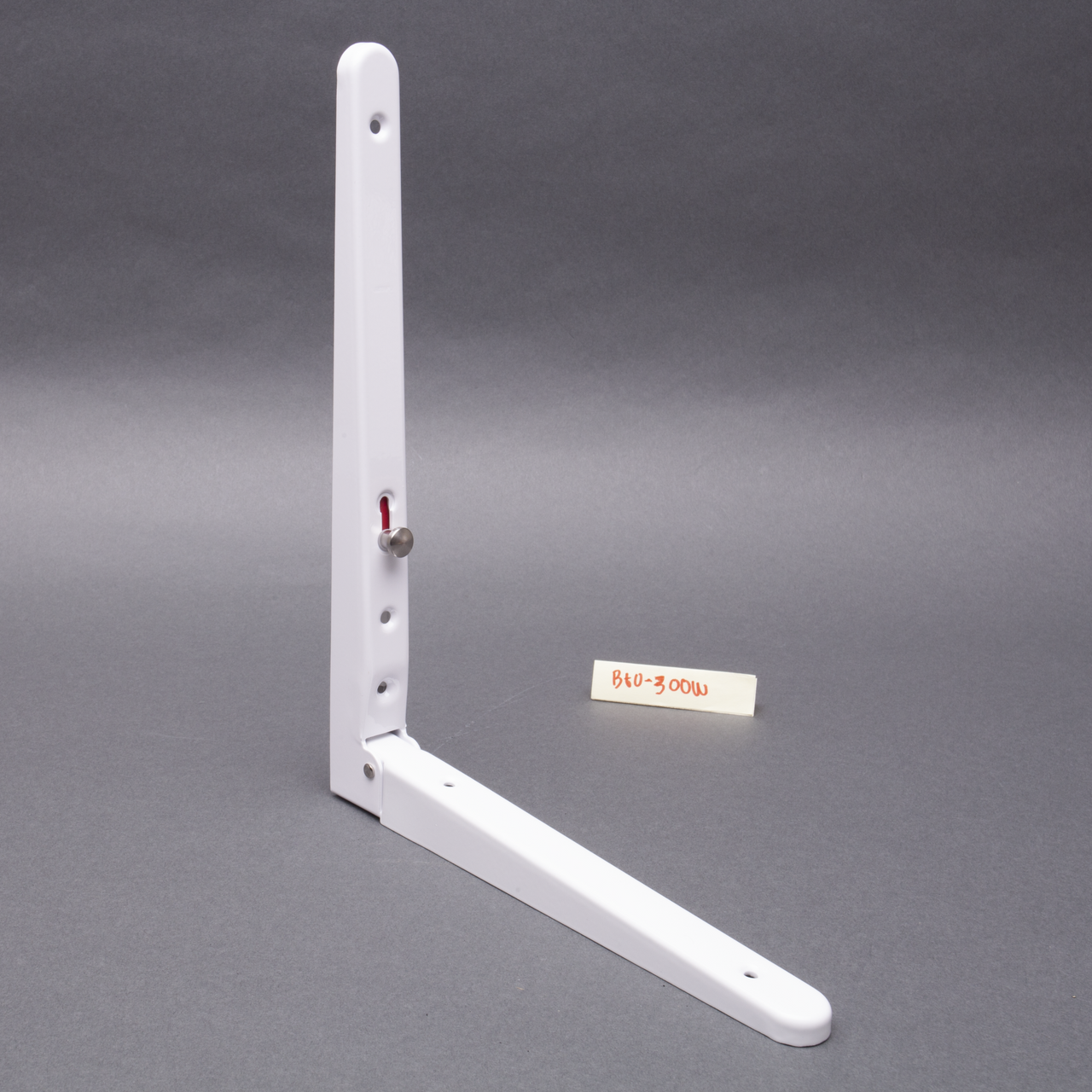 Sugatsune BTO-300W: 11 4/5" Folding Wall Bracket - White Finish