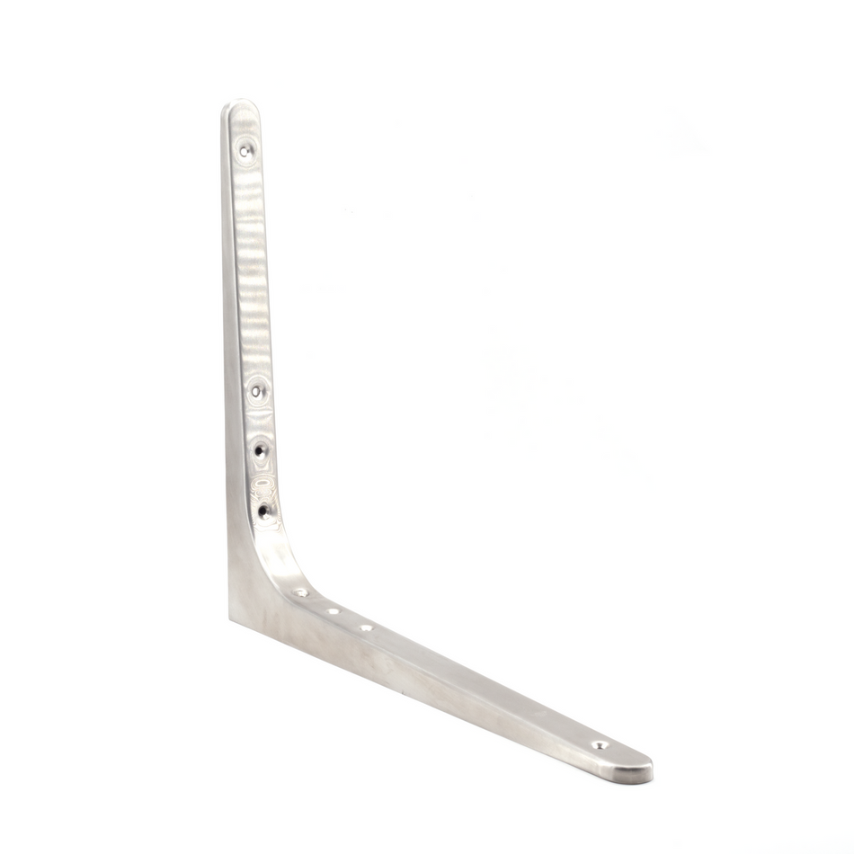 Sugatsune BT-480: 480mm Shelf Bracket - Satin Stainless Steel