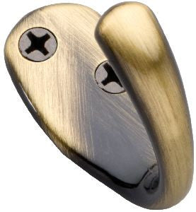 Hickory P27100-AB: 2" Utility Single Coat Hook - Antique Brass