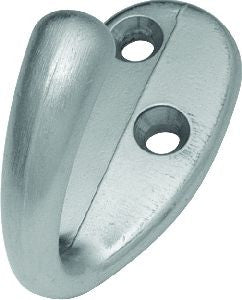 Hickory P27100-SC: 2" Utility Single Coat Hook - Satin Chrome