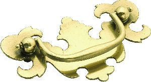 Hickory P8257-LP: 2-1/2" cc Manor House Bail Cabinet Pull - Lancaster Hand Polished